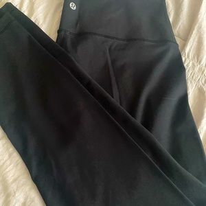 NWOT Lululemon Wunder Under HR Tight 25" BLK 10